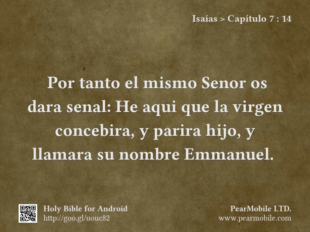 Isaías, Capítulo 7:14